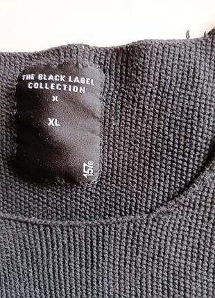 Пуловер lager 157 black label knit wear черный р. xl 7