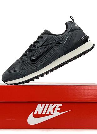 Nike waffle s grey black 4