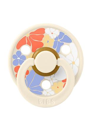 Пустышка bibs colour studio latex round (круглая) 6-18 месяцев