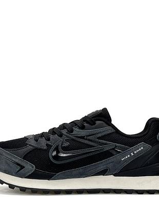 Nike waffle s dark grey black 9