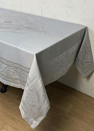 Скатертина masali тефлон 160x220 model 520 grey
