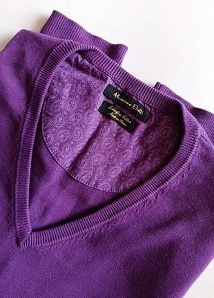 Пуловер чоловічий massimo dutti  бузковий р. m 5