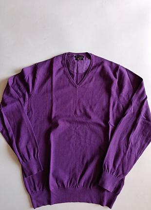Пуловер чоловічий massimo dutti  бузковий р. m 3