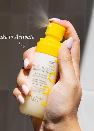 Спрей для волосся beekman 1802 milk therapy bi-phase leave-in treatment (незмивний догляд 2-в-1)