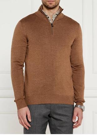 Чоловічий джемпер бренду marks & spencer (m&s), виготовлений зі 100% вовни ягняти (pure lambswool), розміру l.
