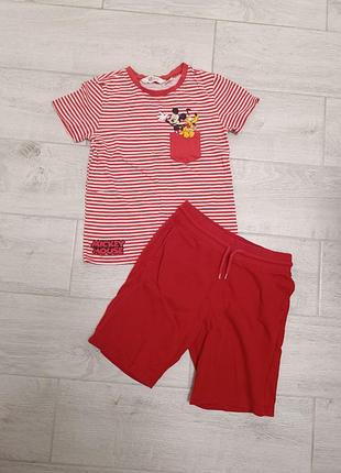 Костюм, комплект, шорти, футболка h&amp;m