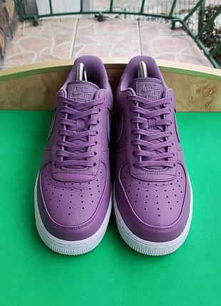 Кроссовки nike air force 1 low premium 'violet dust' reflective кожа 41-26 см.