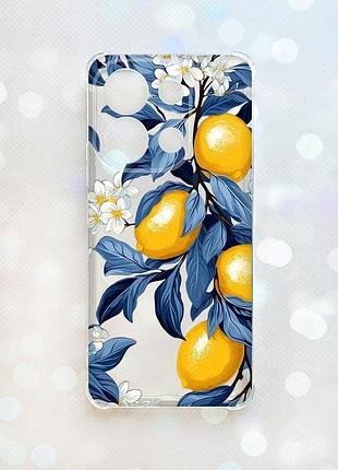 Чохол з потовщеними кутами на xiaomi redmi note 13 4g лимонне дерево (принт 417)