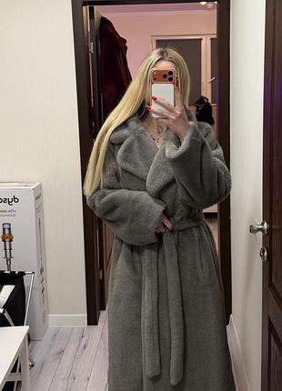 Шуба довга з штучного хутра жіноча тепла нова