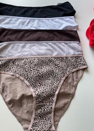 Знижка ⬇️ 5 шт комплект сліпів труси бавовняні primark
