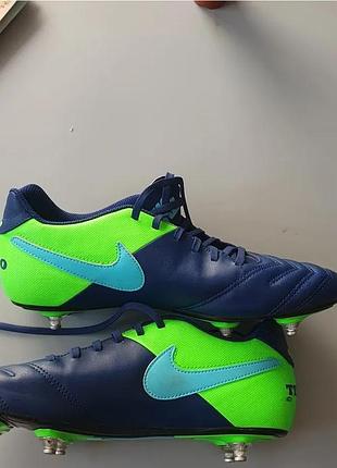 Мужские бутсы nike timempo genio