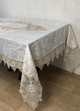 Скатертина set acme 160x220 sunlight cream