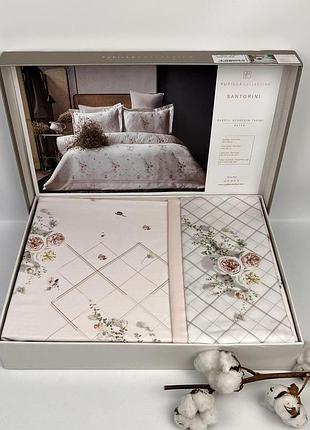 Постільна білизна pupilla collection сатин сімейна santorini
