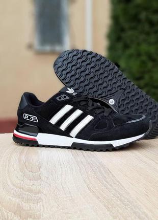 Adidas zx 750 чёрные с красным🆕шикарные кроссовки адидас🆕купить наложенный платёж