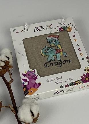 Вафельний рушник ava home dragon 1