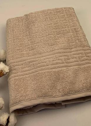 Рушник philippus delux cotton 70х140 bali бежевий (691)