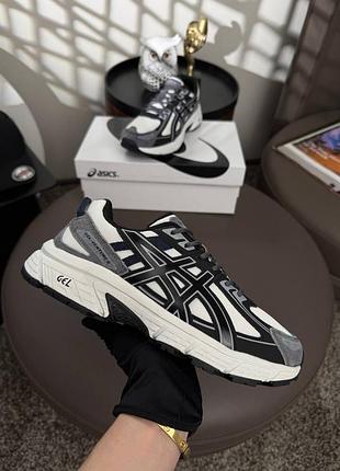 Женские кроссовки asics gel-venture 6 white grey black