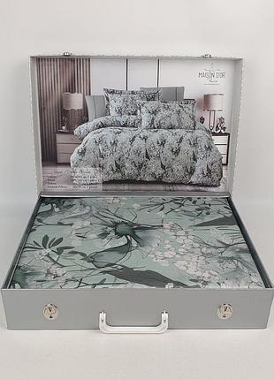 Постільна білизна maison d'or тенцел 200х220 napoli green