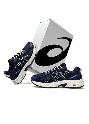 Женские кроссовки asics gel-venture 6 navy beige