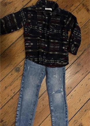 Джинси для хлопчика zara 122