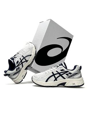 Женские кроссовки asics gel-venture 6 white navy