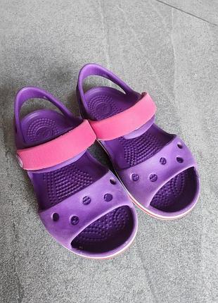 Босоножки сандалии crocs c8