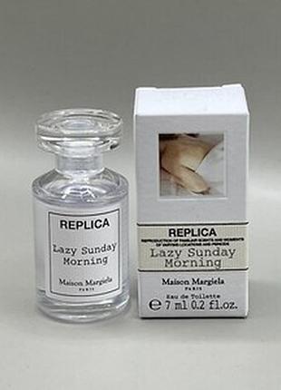 Туалетная вода унисекс maison margiela replica lazy sunday morning оригинальная миниатюра 7 мл