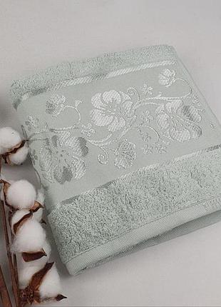 Рушник philippus platinum cotton 50x90 elina м'ятний (а295)