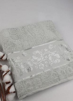 Рушник philippus platinum cotton 70x140 elina м'ятний (а295)