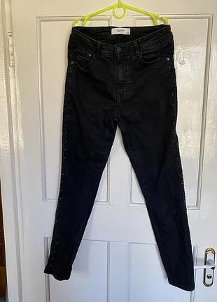 Джинси жіночі reserved чорні skinny 38