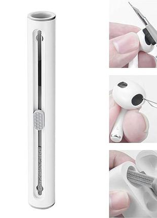 Инструмент для чистки наушников и гаджетов 3в1, ручка для очистки airpods