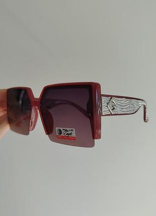 Гарні квадратні окуляри з блиском на дужках ( лінза polarized)