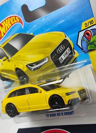 Гарна модель hot wheels mainline case з 2026 '17 audi rs6