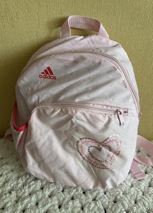 Рюкзак — розовая детская модель adidas seasonal essentials colorblock kids