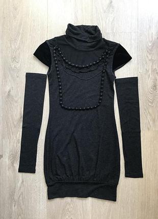 Платье lady kids на рост 134 с перчатками в состоянии нового