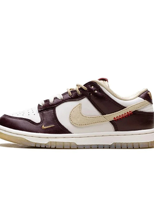 Sb dunk lx white maroon