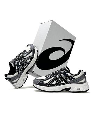 Мужские кроссовки asics gel-venture 6 white grey black
