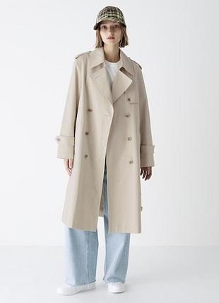 Стильный тренч пальто uniqlo