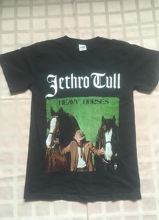 Колекційна футболка jethro tull — heavy horses (official merchandise, двосторонній принт)