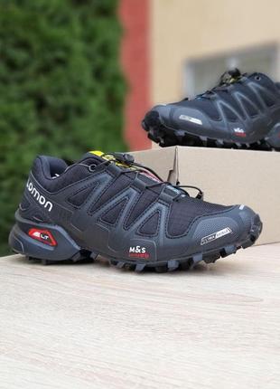 Salomоn speedcross 3 чорні білий напис🆕шикарні кросівки🆕купити накладений платіж