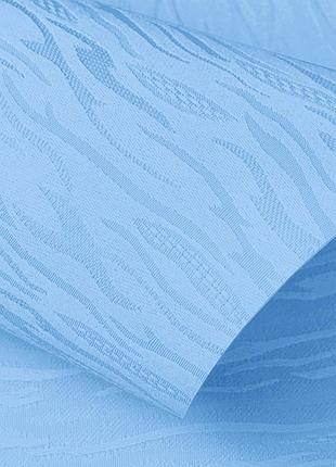 Рулонные шторы lazur. тканевые ролеты лазурь (ван гог) голубой 2074, 65
