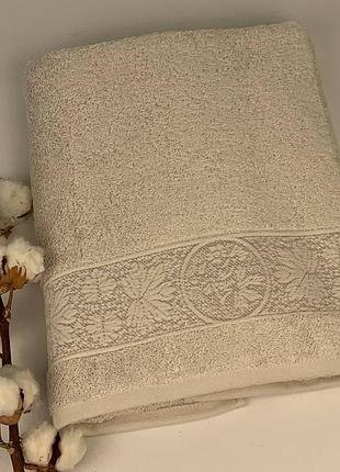 Рушник pupilla 70х140 karanfil light grey