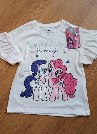 Футболка, футболочка sinsay my little pony. 110см. 4-5р. нова.