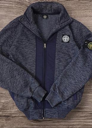Спортивна кофта на флісі stone island