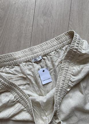 Лляні штани plus size 8