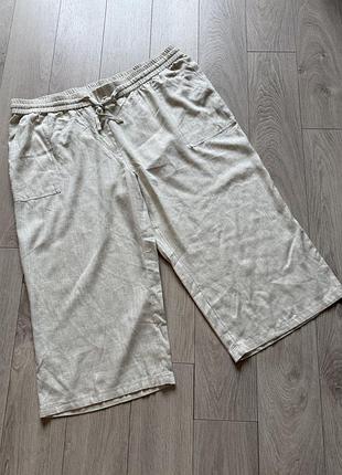 Лляні штани plus size 4