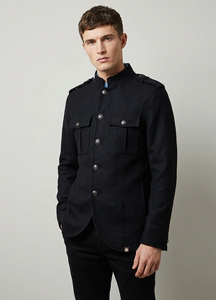 Куртка пиджак жакет pretty green шерстяная шерстяная