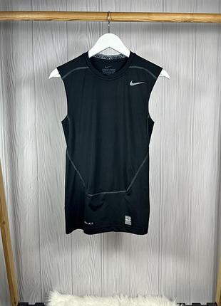 Nike pro kombat спортивна компресійна майка з гарним дизайном оригінал