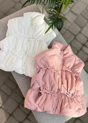 Дитяча жилетка безрукавка для дівчинки