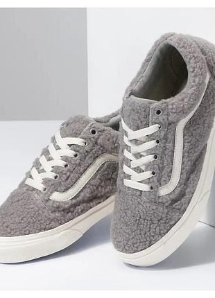 Кеди жіночі vans cozy hug old skool shoe grey vn0005uakaq
